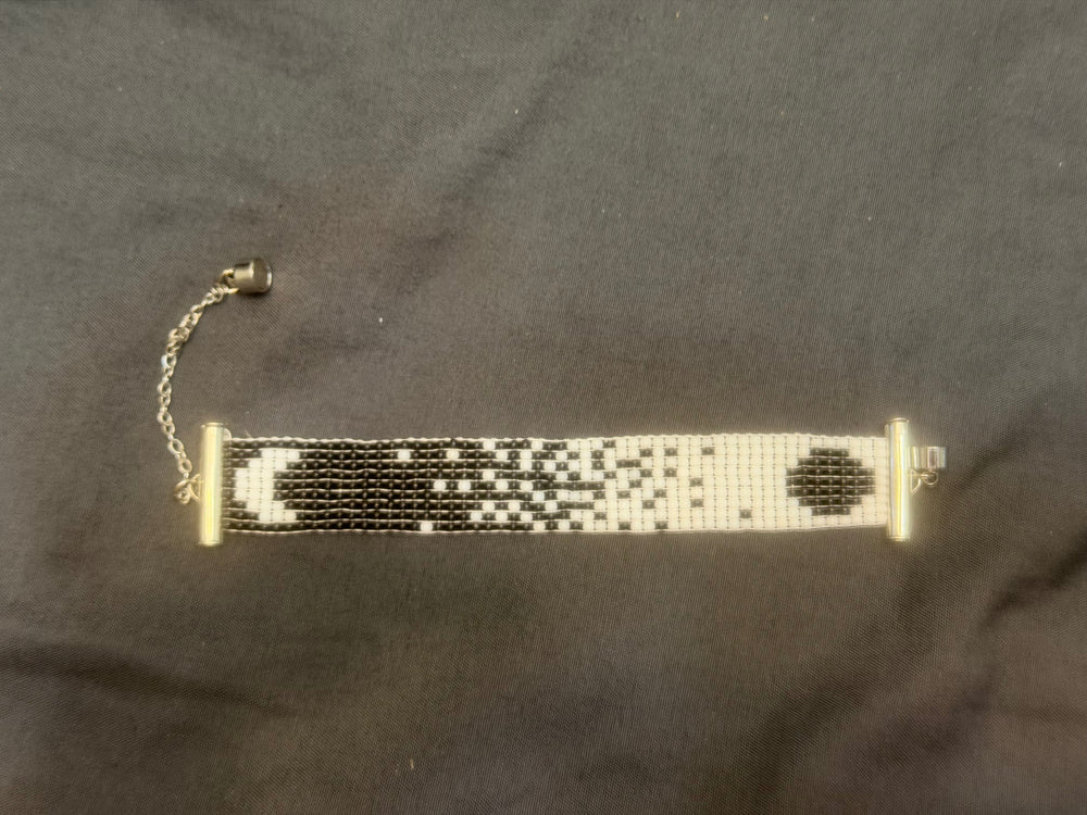 Loom Beaded Y2K Witchy Moon Phase Cuff Bracelet