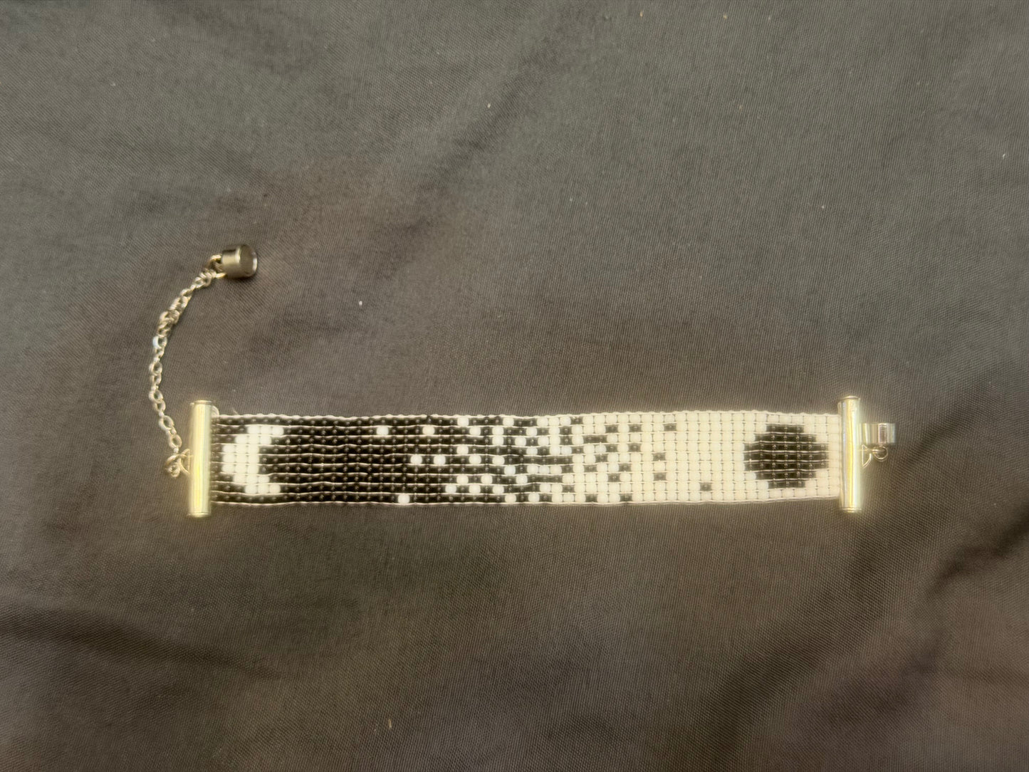 Loom Beaded Y2K Witchy Moon Phase Cuff Bracelet