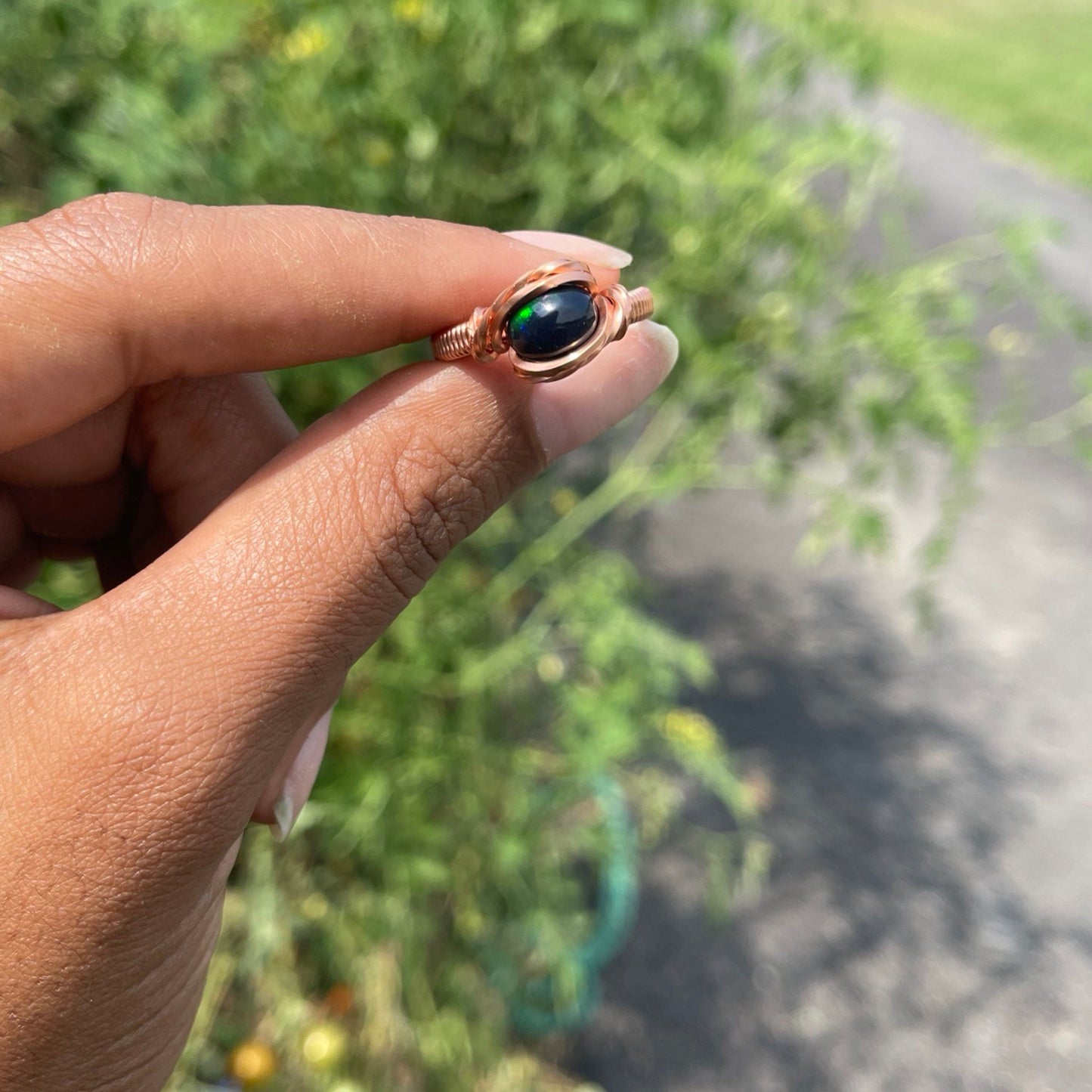 Smoked Opal Ring