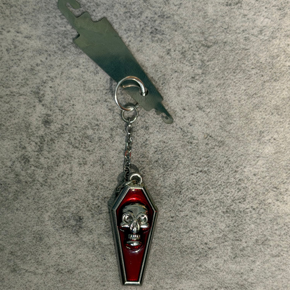Witchy Gothic Coffin Skull Magnetic Enamel Needle Minder with Threader for Cross Stitch Embroidery Needle Nanny PICK YOUR STYLE
