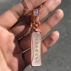 Moon Phase Tower Pendant