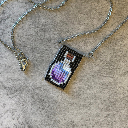 Mini Beaded Flag Pendants