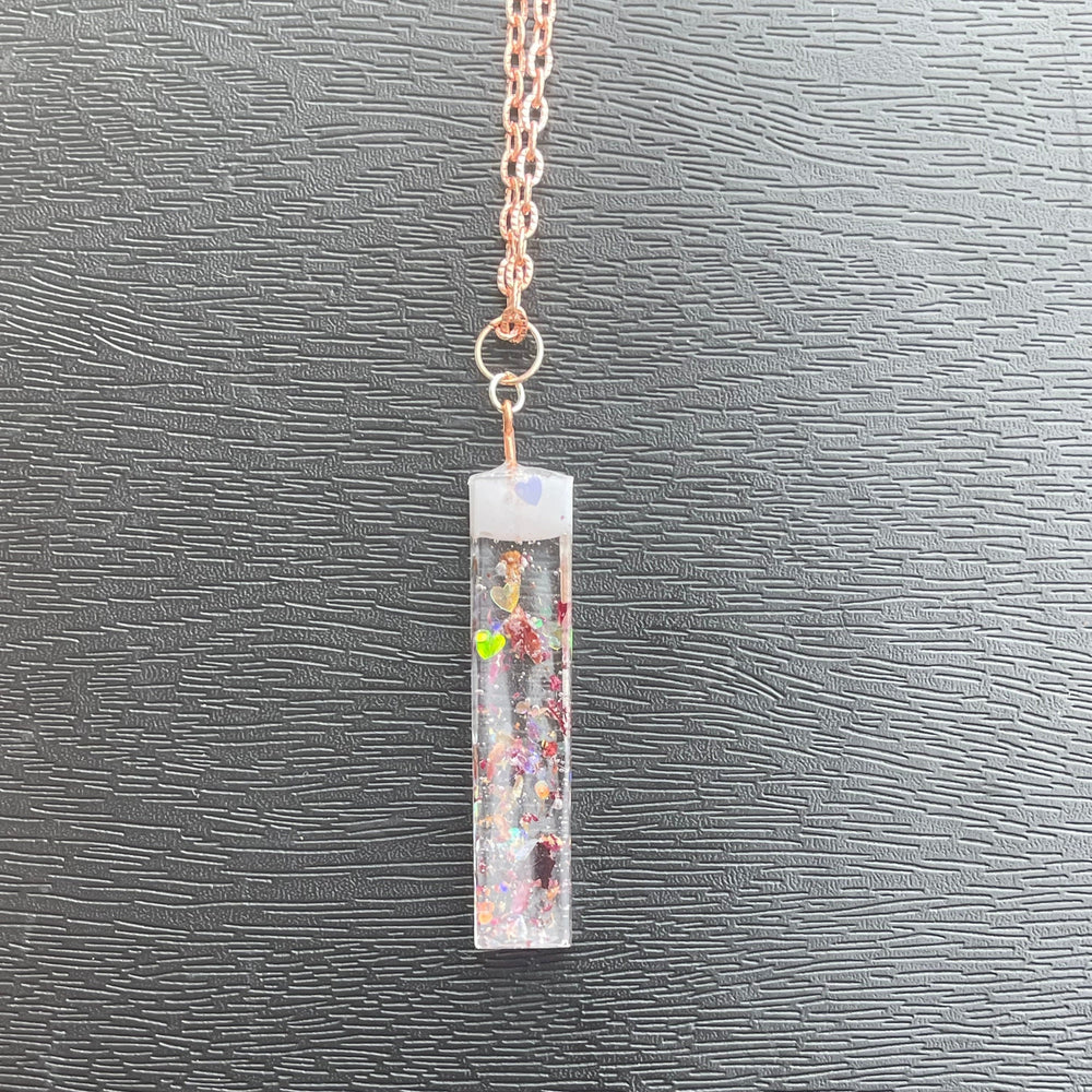 Glow in the Dark Floral Pendant