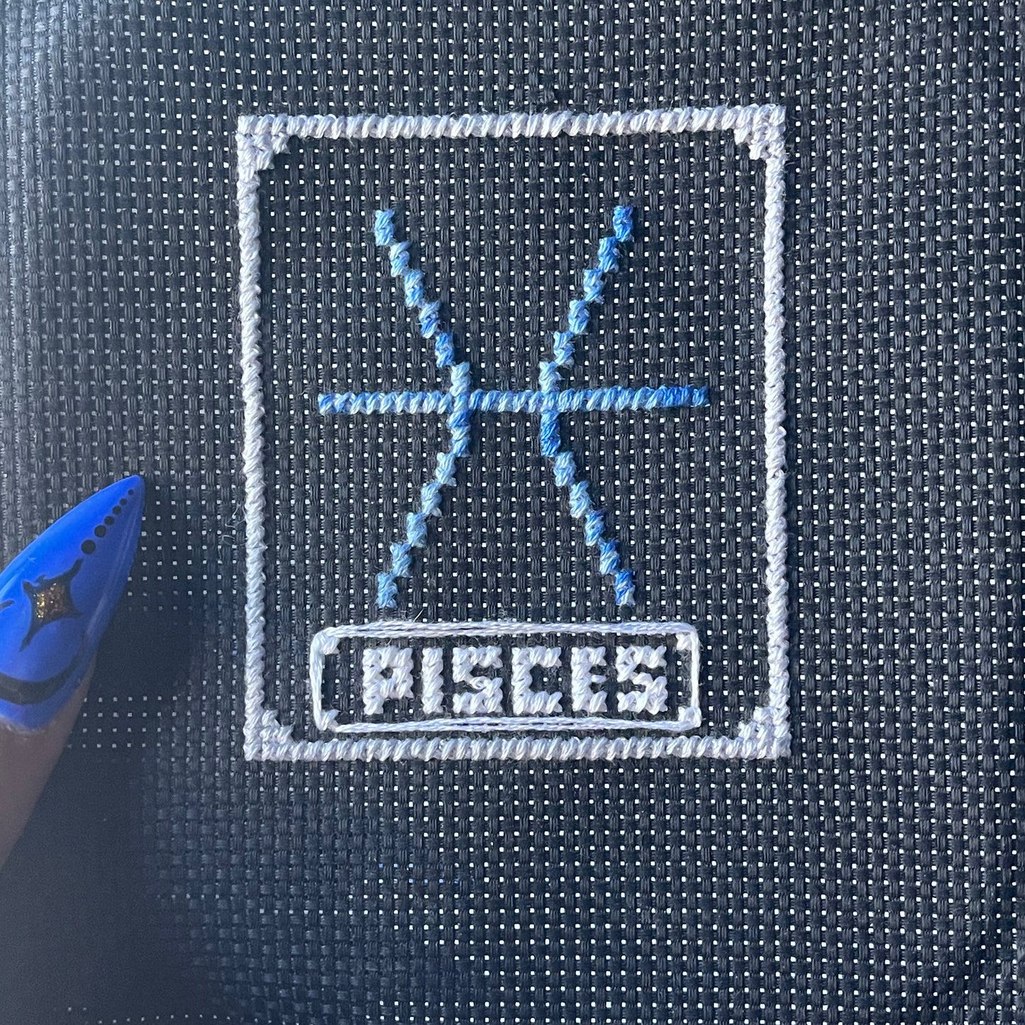 Pisces Zodiac Cross Stitch Pattern