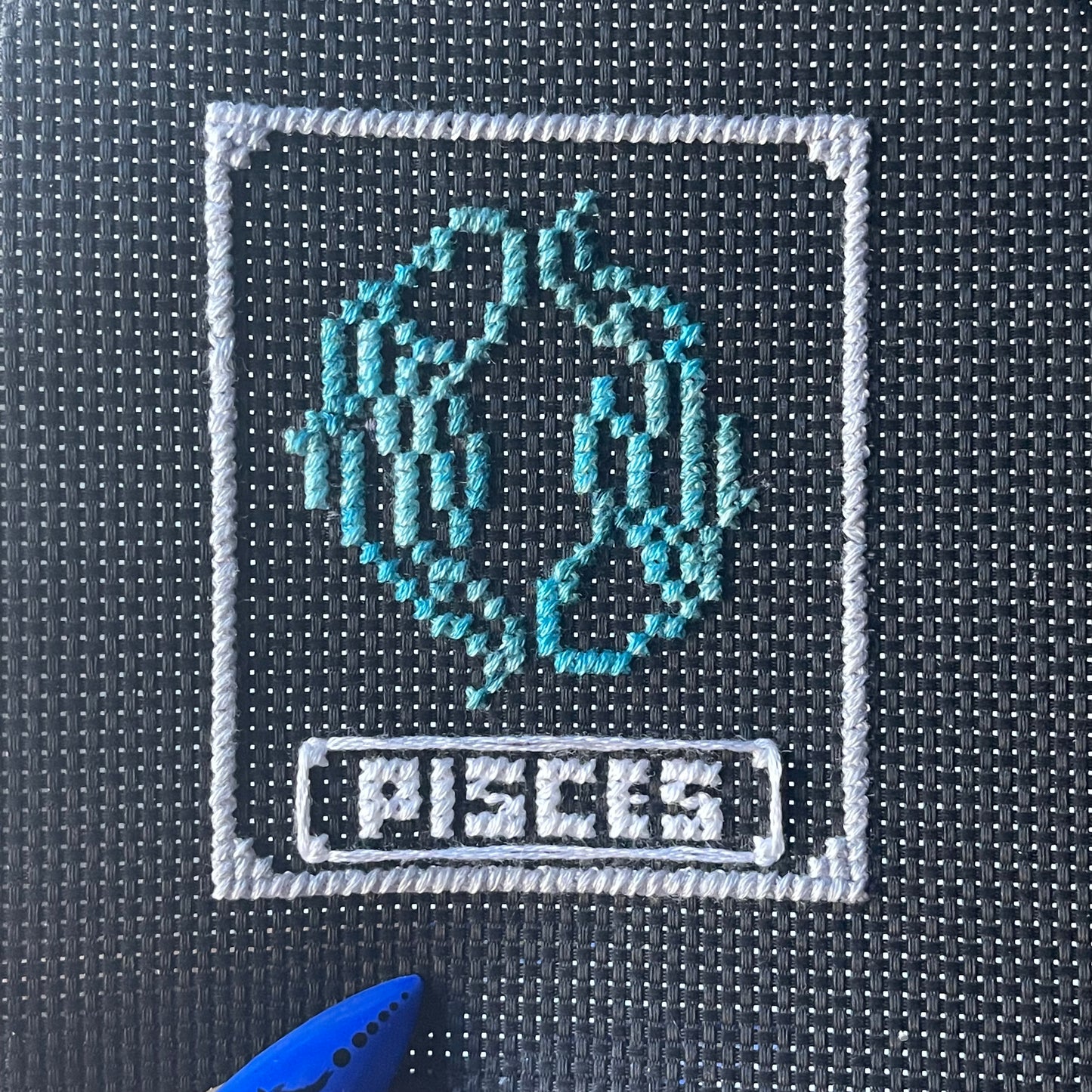 Pisces Zodiac Cross Stitch Pattern