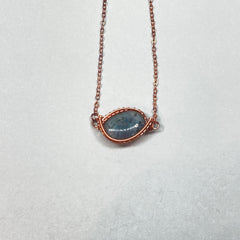 Labradorite Eye Choker Necklace
