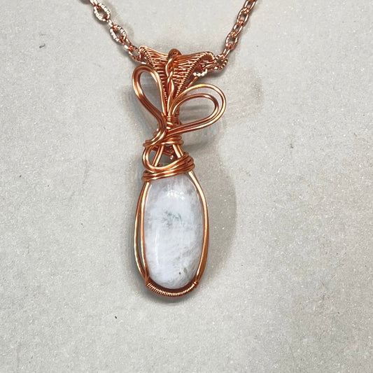 White Moonstone Pendant