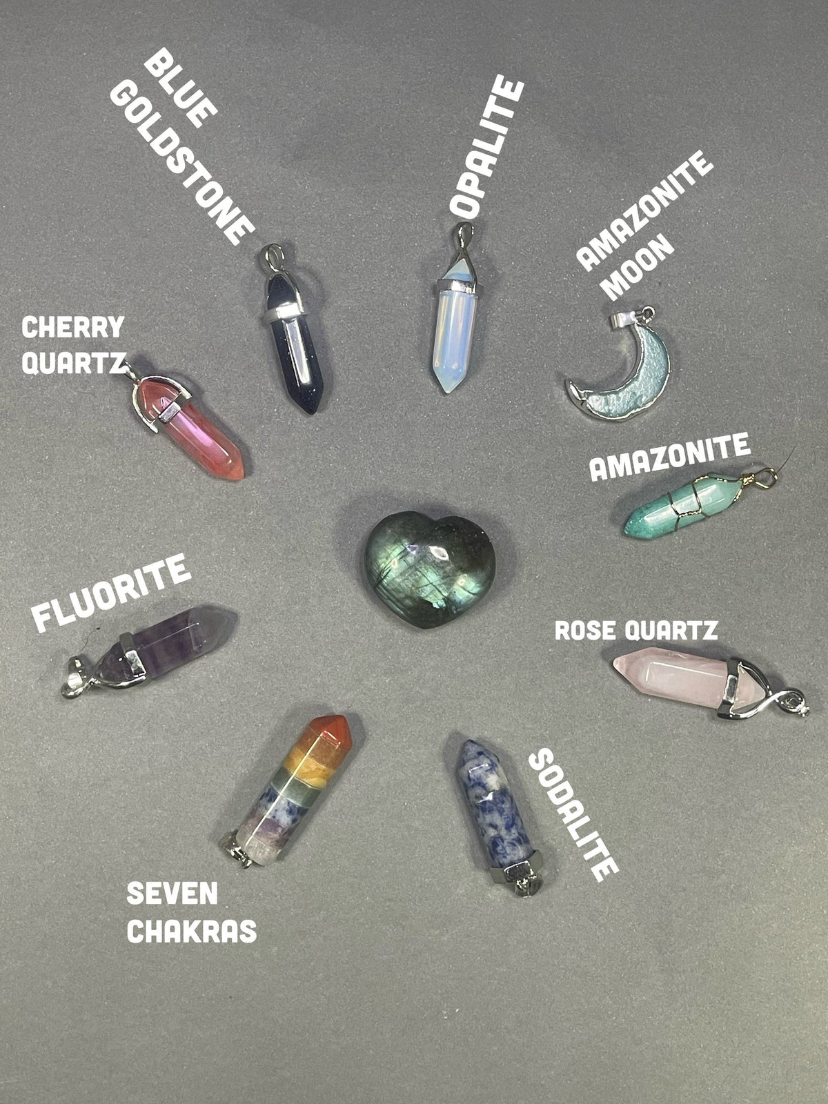 Crystal Point Necklaces