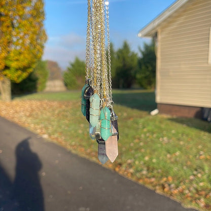 Crystal Point Necklaces