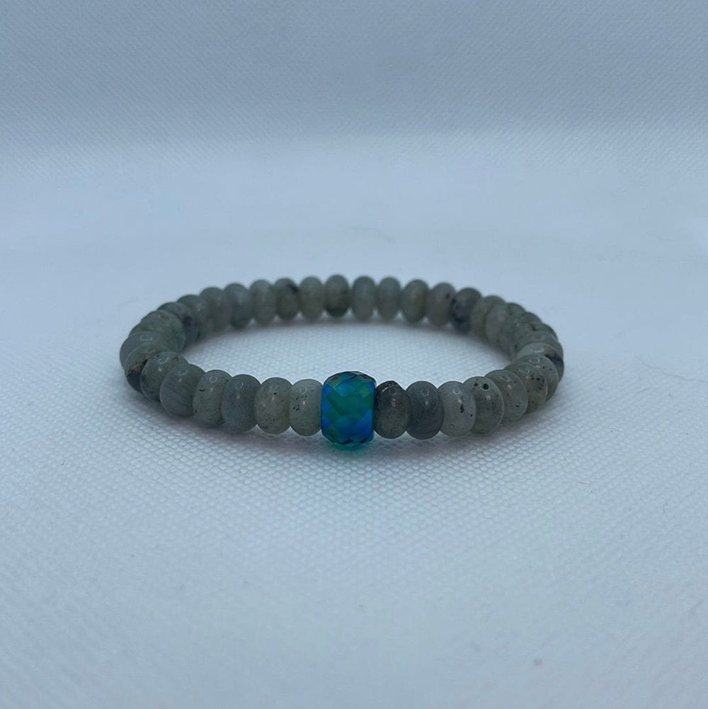 Intuition Gemstone Bracelet: Labradorite, Amethyst, Moonstone & Quartz