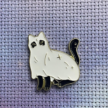 Witchy Cat Magnetic Enamel Needle Minder for Cross Stitch Embroidery Needle Nanny PICK YOUR STYLE