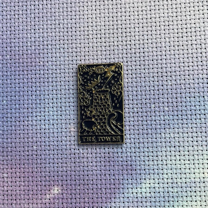 Witchy Gothic Monochrome Tarot Card Magnetic Enamel Needle Minder for Cross Stitch Embroidery Needle Nanny PICK YOUR STYLE