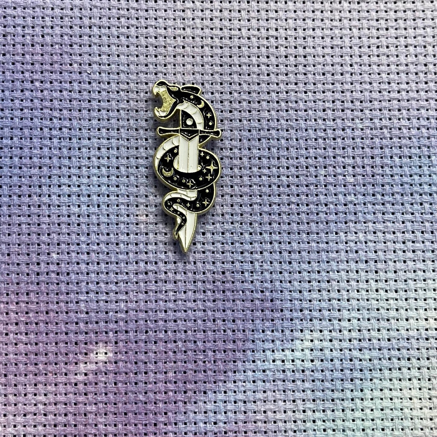 Witchy Gothic Snake Magnetic Enamel Needle Minder for Cross Stitch Embroidery Needle Nanny PICK YOUR STYLE