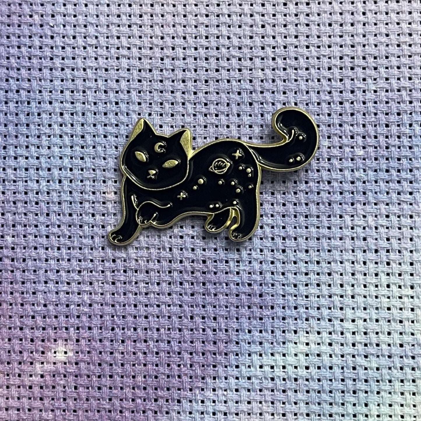 Witchy Cat Magnetic Enamel Needle Minder for Cross Stitch Embroidery Needle Nanny PICK YOUR STYLE