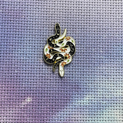 Witchy Gothic Snake Magnetic Enamel Needle Minder for Cross Stitch Embroidery Needle Nanny PICK YOUR STYLE