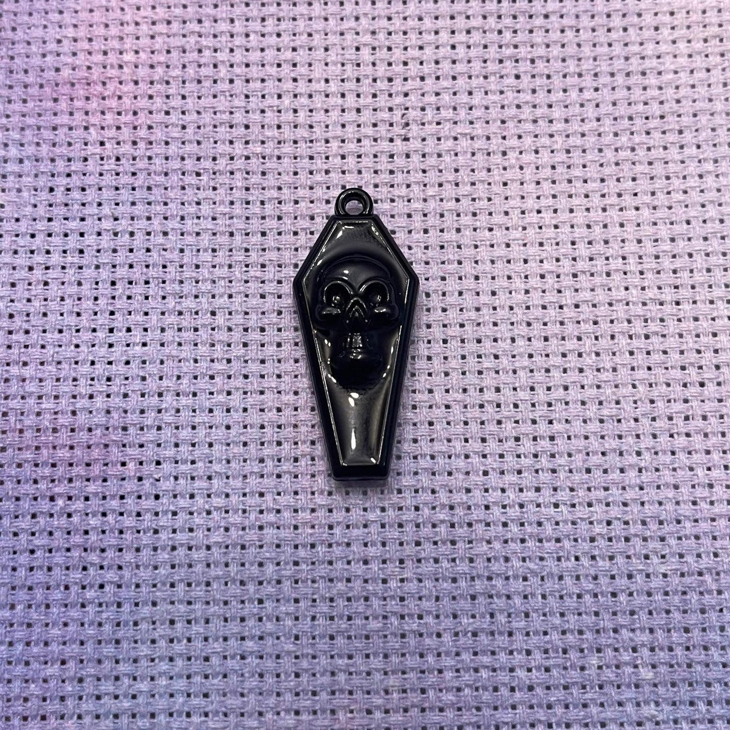 Witchy Gothic Coffin Skull Magnetic Enamel Needle Minder for Cross Stitch Embroidery Needle Nanny PICK YOUR STYLE