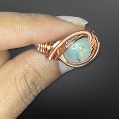 “Sunset Superior” Labradorite Ring