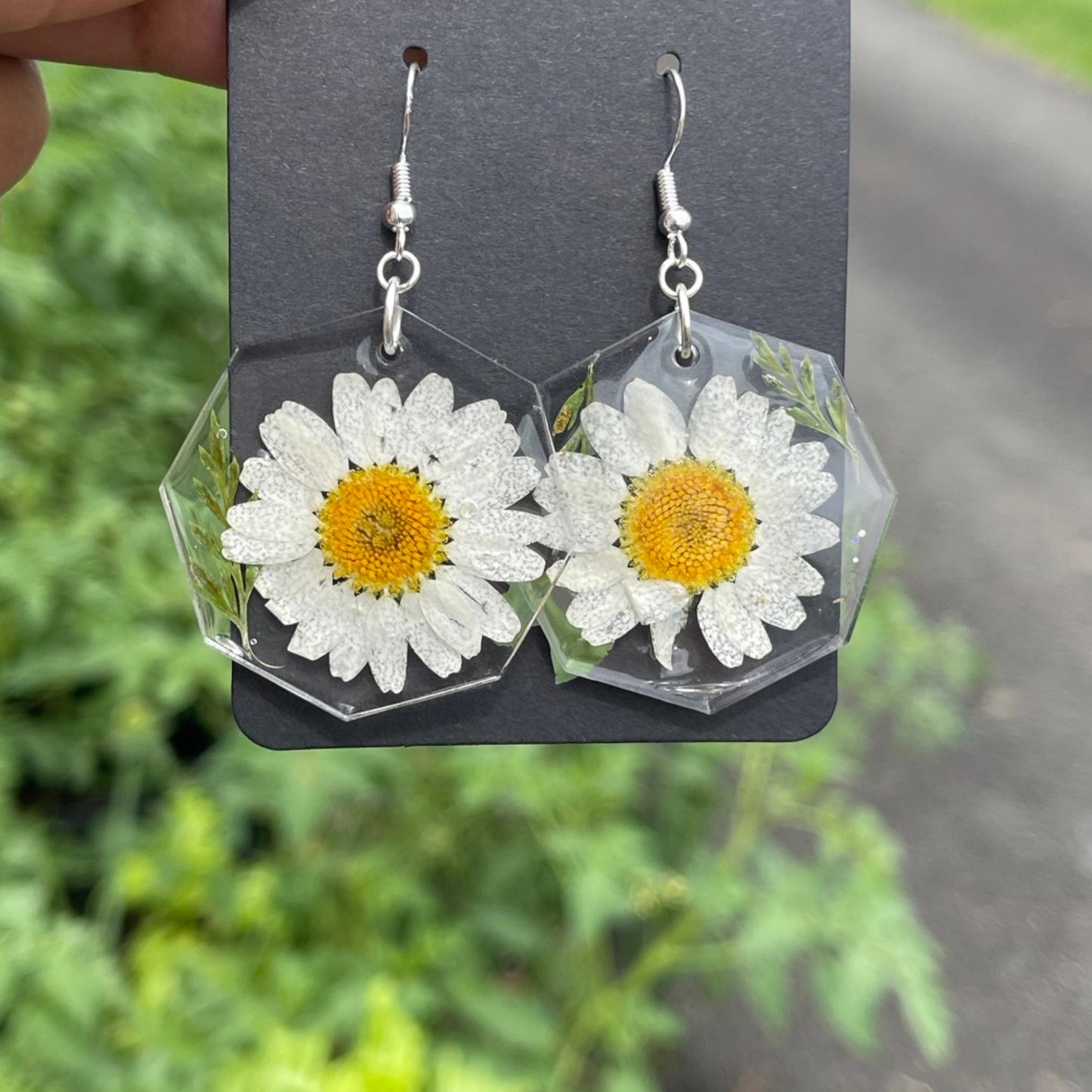 Floral Resin Earrings