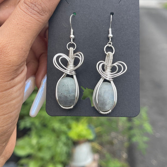 Labradorite Earrings