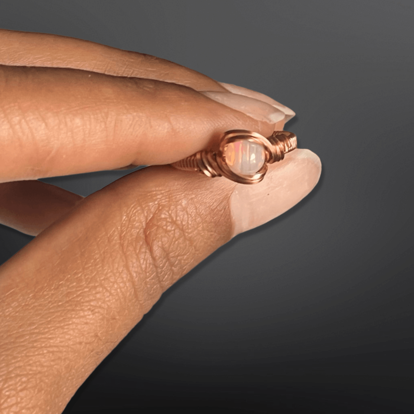 Copper Opal Ring