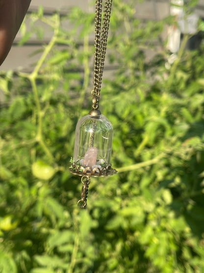 Crystal Terrarium Necklaces thehackedunicorn 3 
