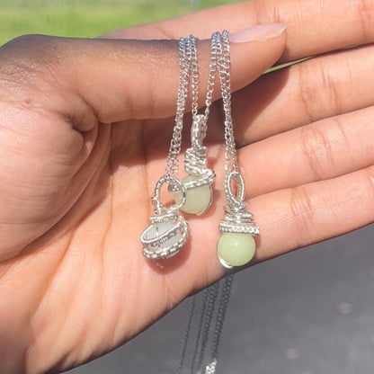 Glow in the Dark Mini Pendants thehackedunicorn 