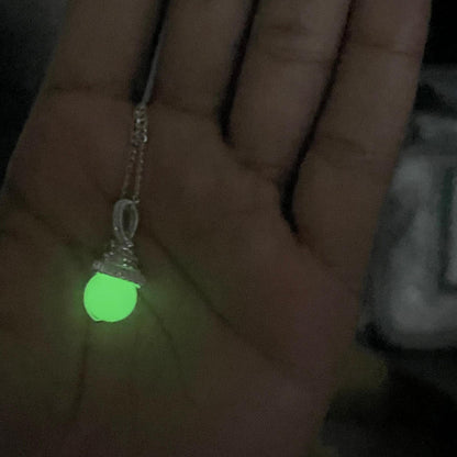 Glow in the Dark Mini Pendants thehackedunicorn Green 