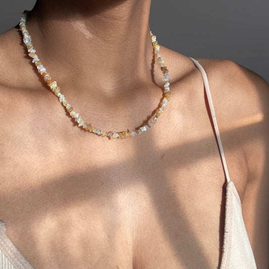 Raw Opal Necklace