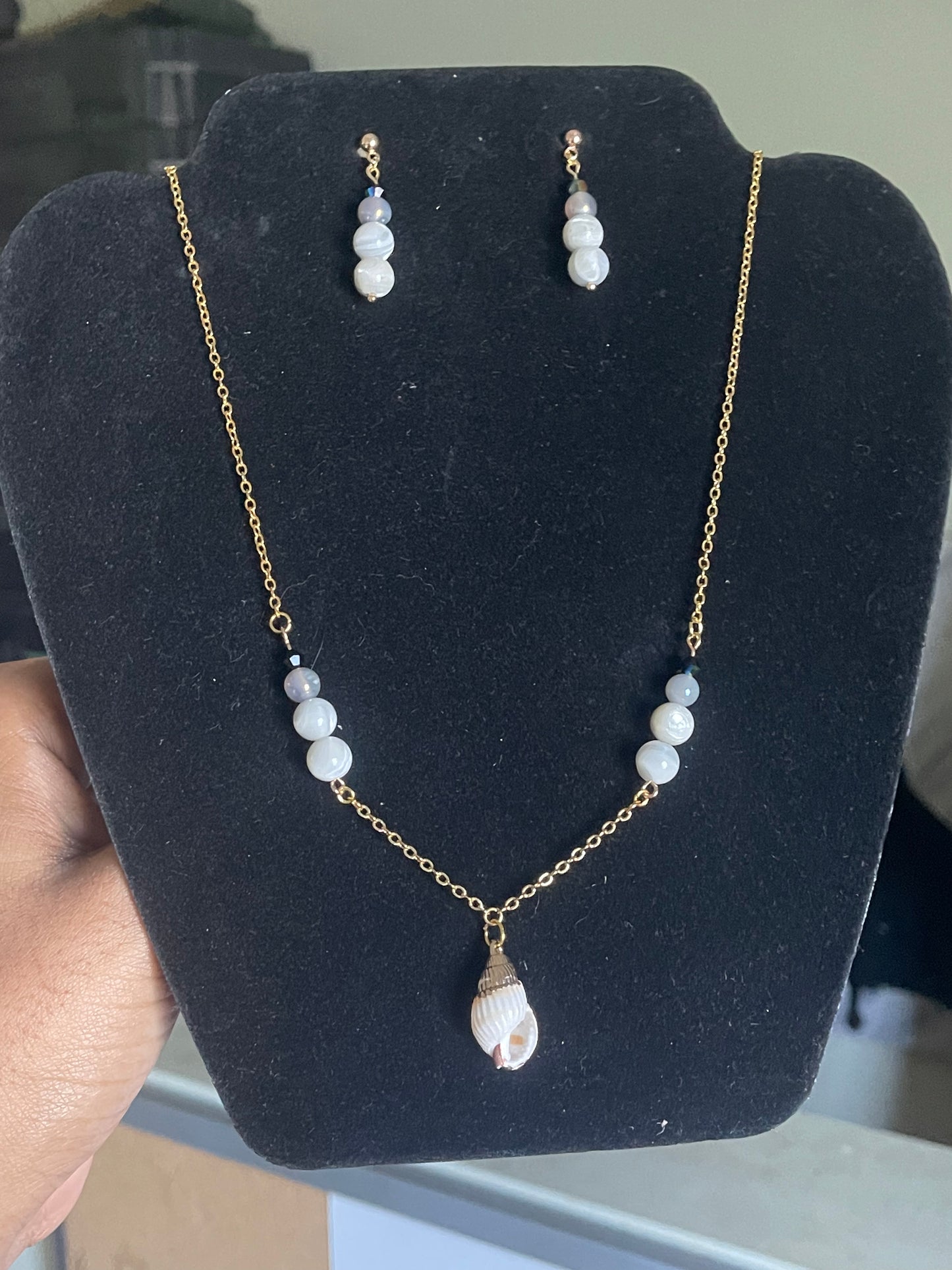 Shell Necklace & Earring Sets