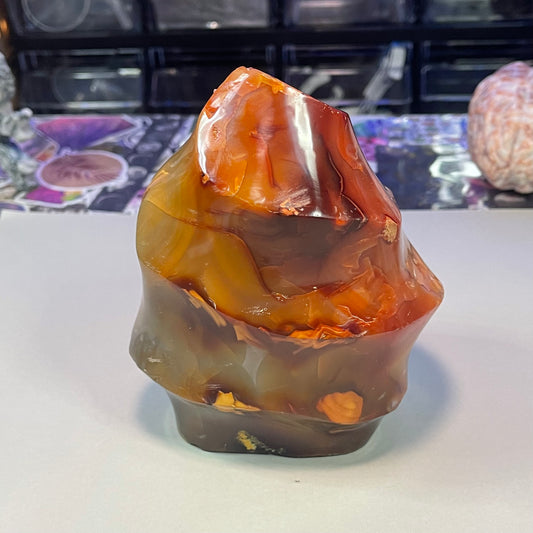 Carnelian Agate Flame