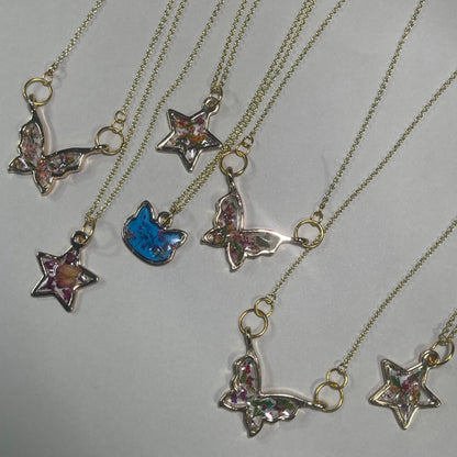 Floral Charm Necklaces