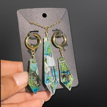 Pendulum Earring & Necklace Sets