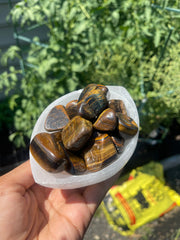 Tiger’s Eye Tumbled Stones