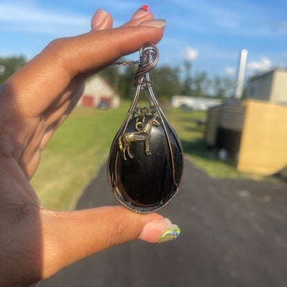Undead Unicorn Pendant thehackedunicorn 