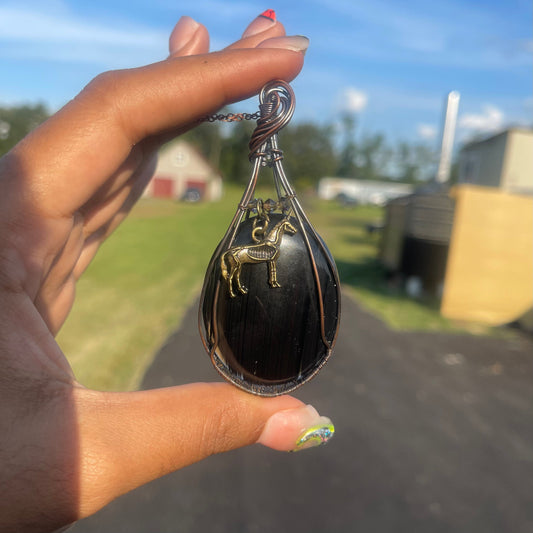 Undead Unicorn Pendant thehackedunicorn 